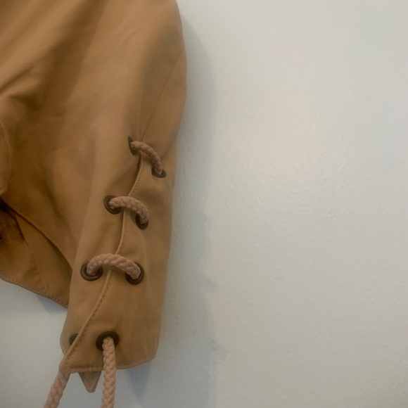 VINTAGE Bill kaiserman khaki trench dress - Picture 8 of 10